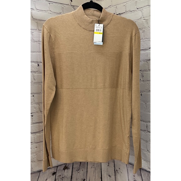 NEW Perry Ellis Men’s Tech Knit Mock Neck Sweater (Size M) - Picture 2 of 7